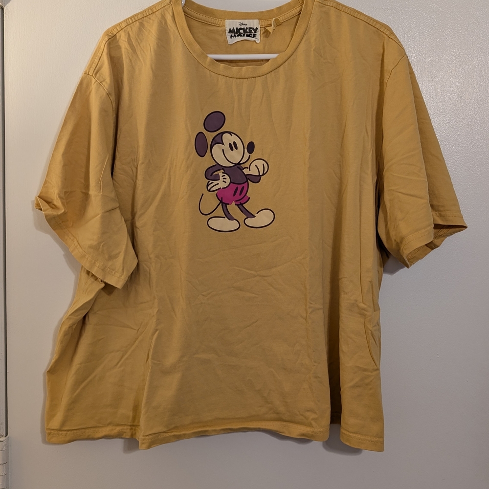 Disney Mickey Mouse Shirt - Yellow